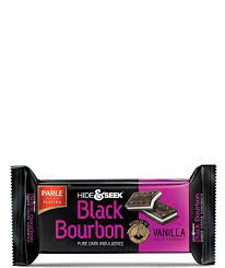 Parle Hide & Seek Black Bourbon Vanilla Creme Sandwich
